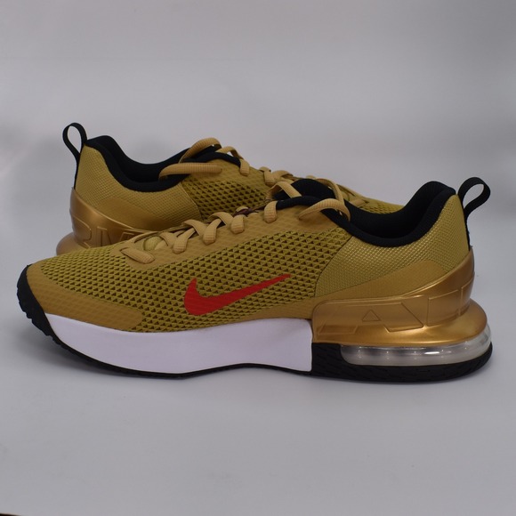 Nike Air Max Alpha Trainer 6 Sneakers Sz 11 Flat Gold University Red FQ1833-700 - Picture 8 of 15